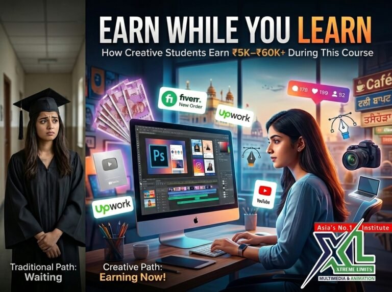 How Creative Students in Amritsar Are Earning ₹15,000–₹40,000 While Still Studying