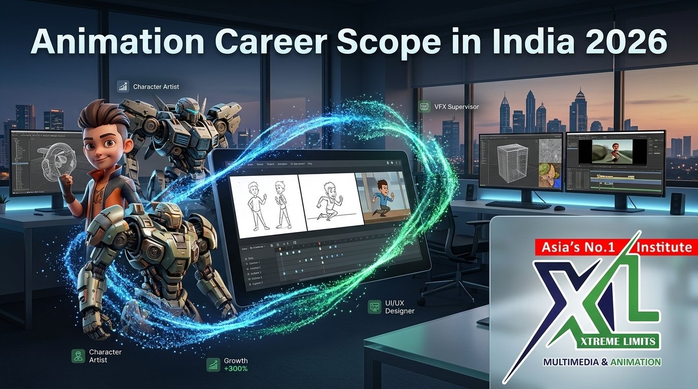 Animation Career Scope in India – Jobs, Salary & Industries in 2026
